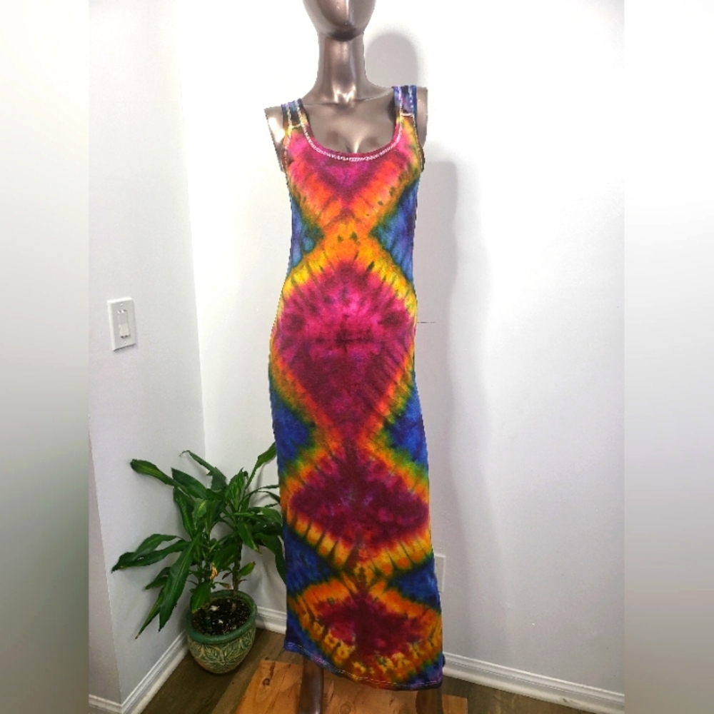 Sexy tie dye bodycon